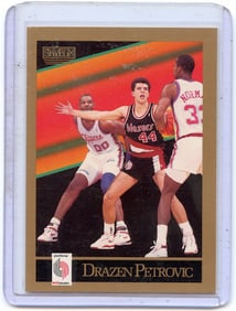 1990-91 SKYBOX #237 DRAZEN PETROVIC ROOKIE