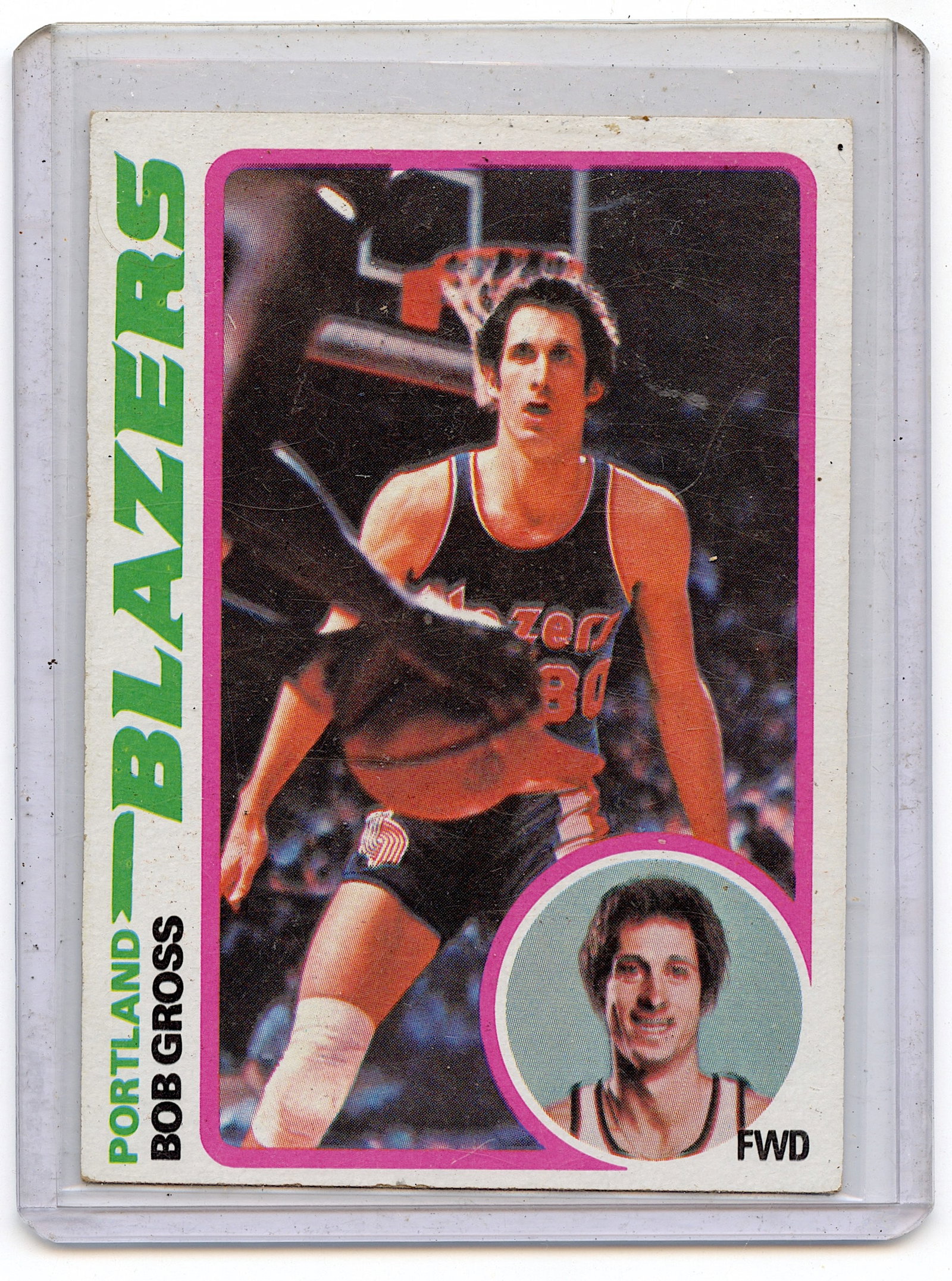 Portland Trailblazers BOB GROSS: This lot is coming from the estate of a collector in PBC. We have included a quality scan to show it's actual condition. This lot is located in Boca Raton, Fl and its shipment will be made directly by