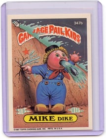 1987 Topps Garbage Pail Kids Series 9 #347B Mike Dike