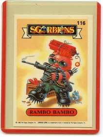 1985 Sgorbions #116 Rambo Bambo Series 1
