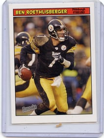 2005 Bazooka Ben Roethlisberger #33 Pittsburgh Steelers Football Card