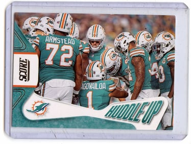 2023 Score Huddle Up #10 Miami Dolphins NM-MT Dolphins Football