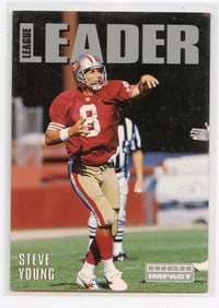 1992 SkyBox Impact #306 Steve Young San Francisco 49ers