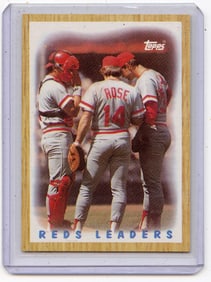 1987 TOPPS Reds Leaders Cincinnati Reds #281