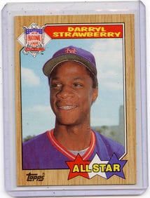 DARRYL STRAWBERRY 1987 Topps All Star #601 New York Mets