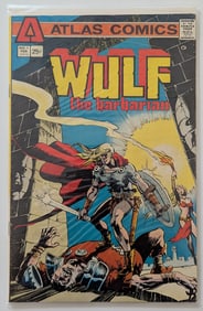 Wulf the Barbarian #1 (Atlas 1975, 1st App of Wulf) Larry Hama, Klaus Janson