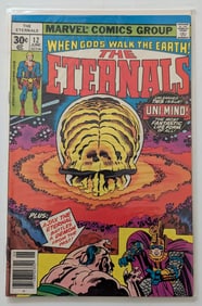 THE ETERNALS #12 MARVEL COMIC BOOK WHEN GODS WALK THE EARTH!