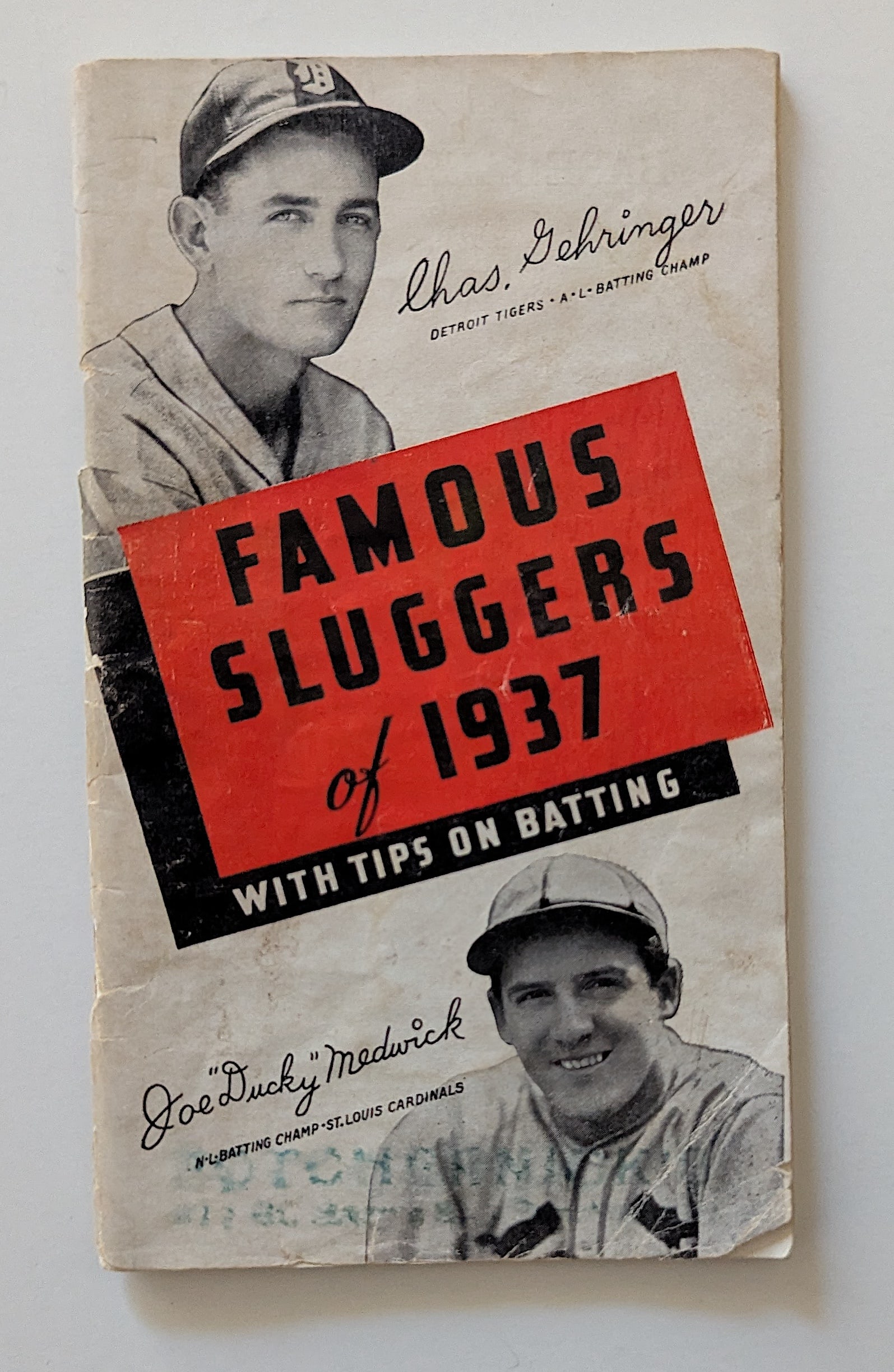 1937 Famous Sluggers Yearbook  Baseball Vintage (1 of 3)