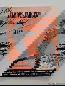 1940 Famous Sluggers Yearbook  Baseball Vintage