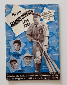 1941 Famous Sluggers Yearbook  Baseball Vintage