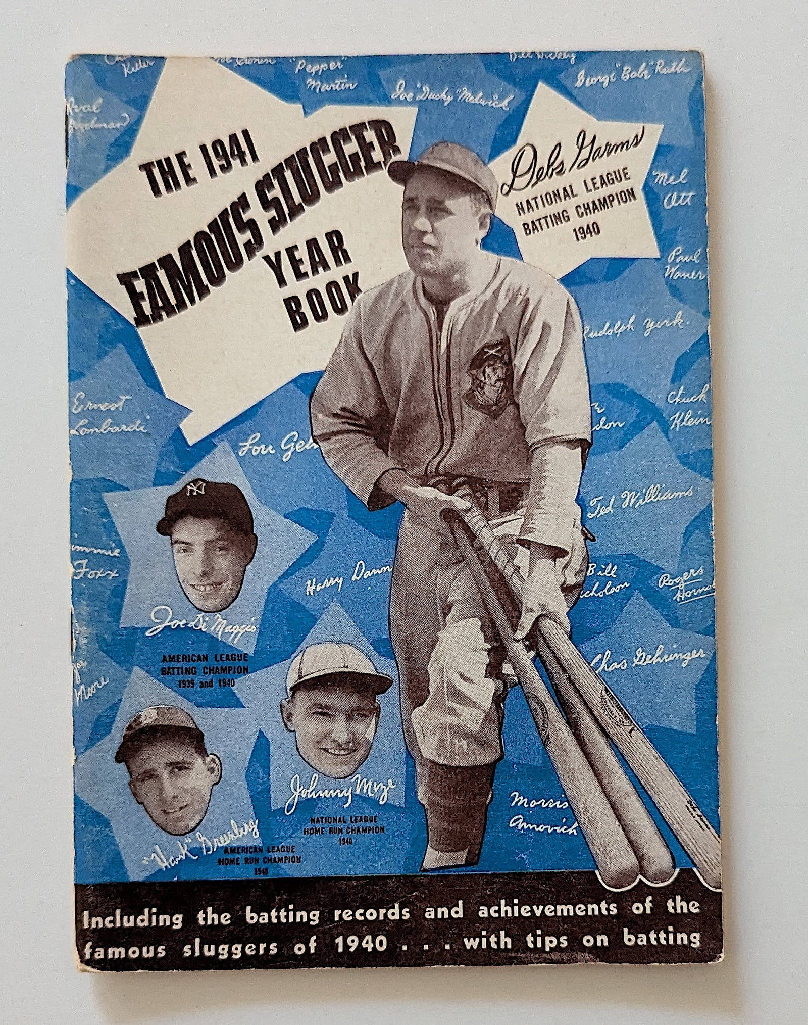 1941 Famous Sluggers Yearbook Baseball Vintage: This lot is coming from the estate of a collector in PBC. We have included a quality scan to show it's actual condition. This lot is located in Boca Raton, Fl and its shipment will be made directly by