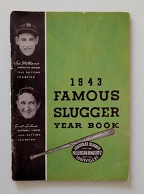 1943 Famous Sluggers Yearbook  Baseball Vintage
