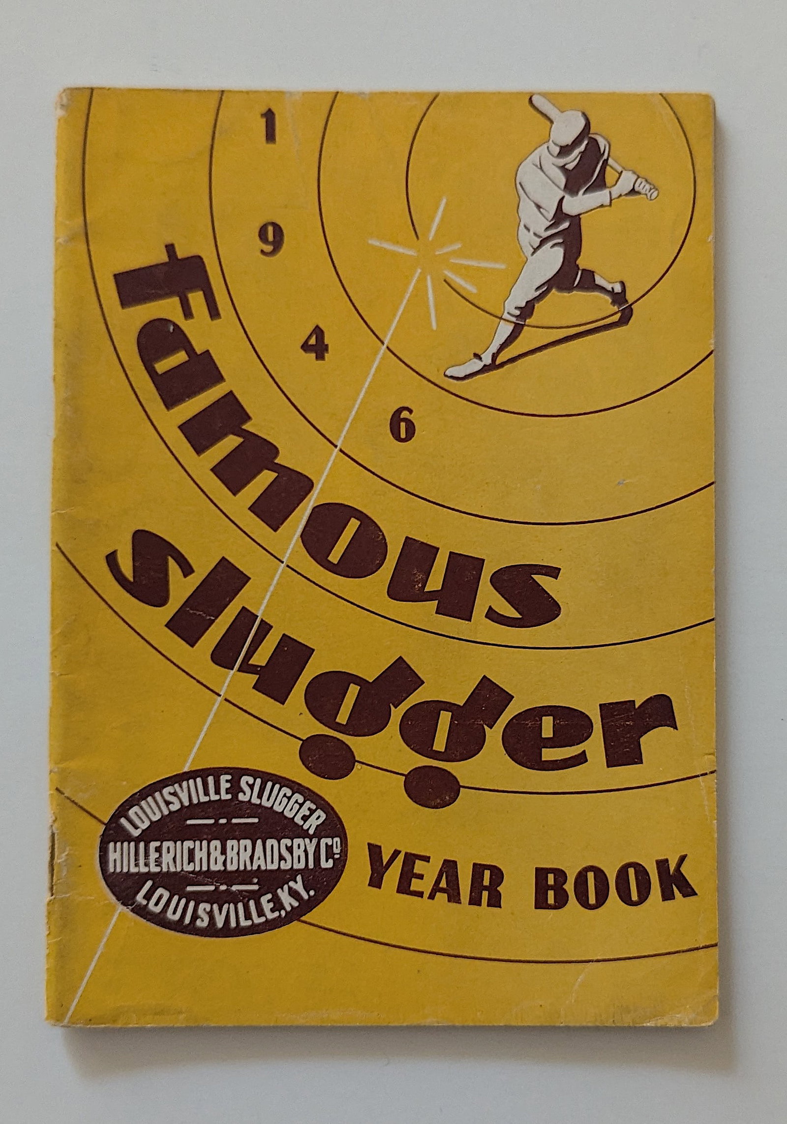 1946 Famous Sluggers Yearbook Baseball Vintage: This lot is coming from the estate of a collector in PBC. We have included a quality scan to show it's actual condition. This lot is located in Boca Raton, Fl and its shipment will be made directly by