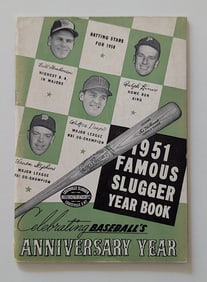 1951 Famous Sluggers Yearbook  Baseball Vintage