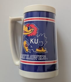 University Of Kansas Jayhawks Collectible/Souvenir  Mug 6.5" H.