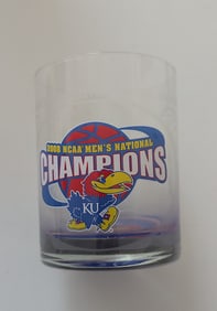 University Of Kansas Jayhawks Collectible/ Whiskey Glass