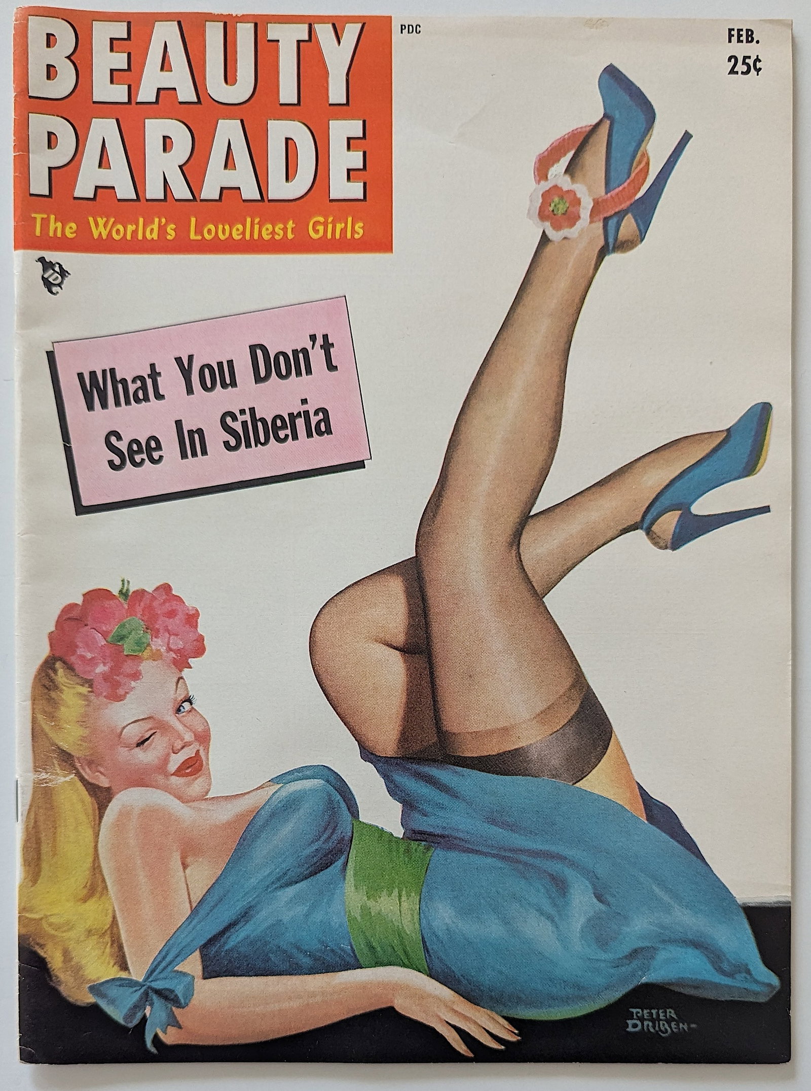 Beauty Parade Magazine Vol. 15 #1 1956: This lot is coming from the estate of a photographer in LA. We have included a quality scan to show it's actual condition. This lot is located in Boca Raton, Fl and its shipment will be made directly 
