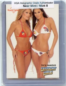 KITANA BAKER & TANYA BALLINGER "CATFIGHT GIRLS PROMO CARD" 2003