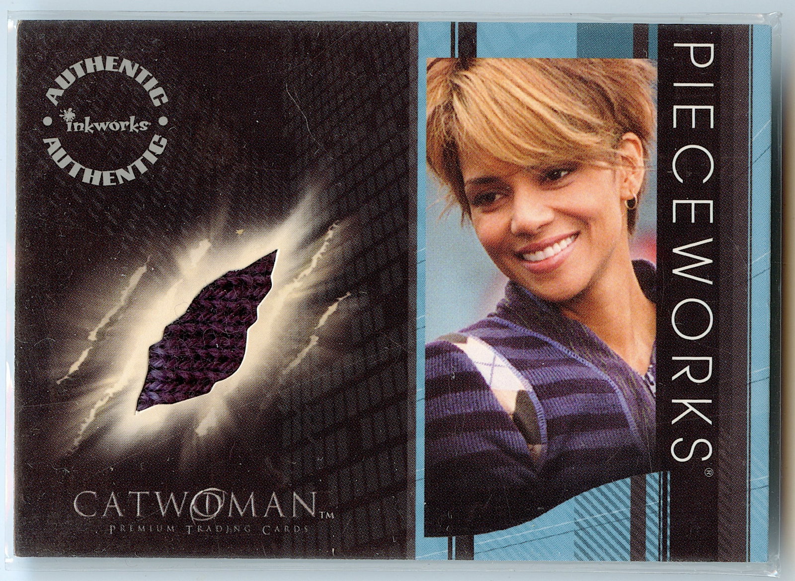 Rare Catwoman The Movie Piece Sweater Worn by Halle Berry: This lot is coming from the estate of a photographer in LA. We have included a quality scan to show it's actual condition. This lot is located in Boca Raton, Fl and its shipment will be made directly 