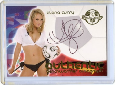 2006 Benchwarmers World Cup Alana Curry Autograph