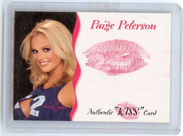 2004 Benchwarmer Kiss Card By Page Peterson