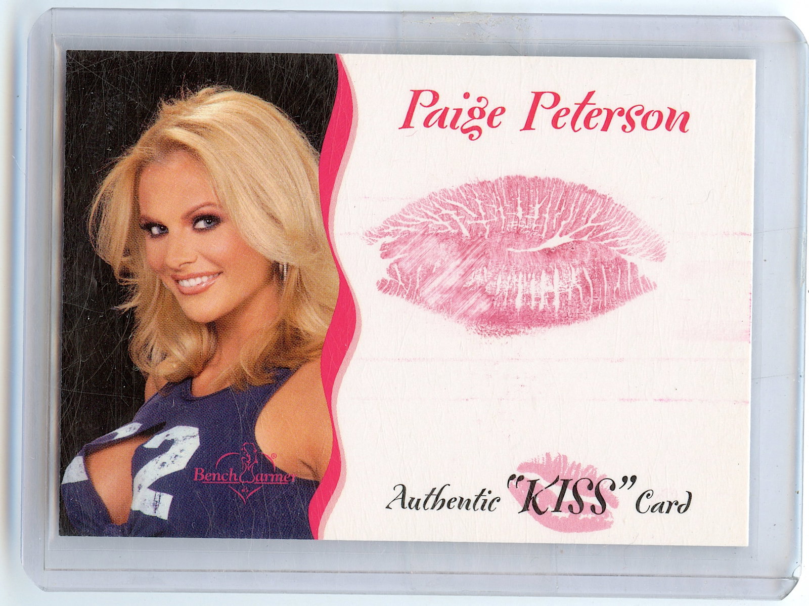 2004 Benchwarmer Kiss Card By Page Peterson: This lot is coming from the estate of a photographer in LA. We have included a quality scan to show it's actual condition. This lot is located in Boca Raton, Fl and its shipment will be made directly 