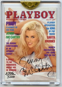 June 1994, Playboy Magazine - Card - Jenny McCarthy SIGNED