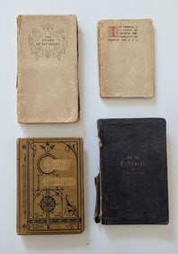 Set 4 Vintage / Antique Books Collectors