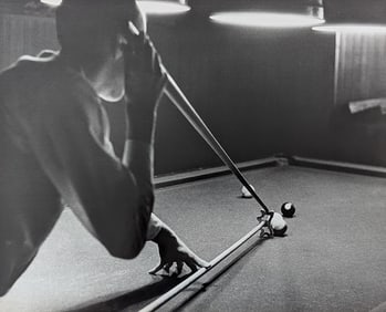 Original Photography by HERB FLATOW N.Y. Serie Billiard 1910s