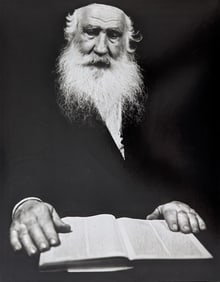 Original Photography by HERB FLATOW  N.Y. Old Man to Identify