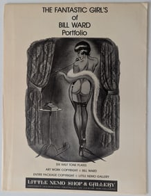 Vintage The Fantastic Girl's of Bill Ward Portfolio 6 prints 15" x 14"