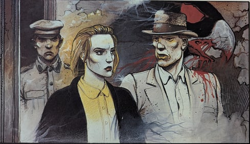 ENKI BILAL Lithograph Biglietti 12" x 16"