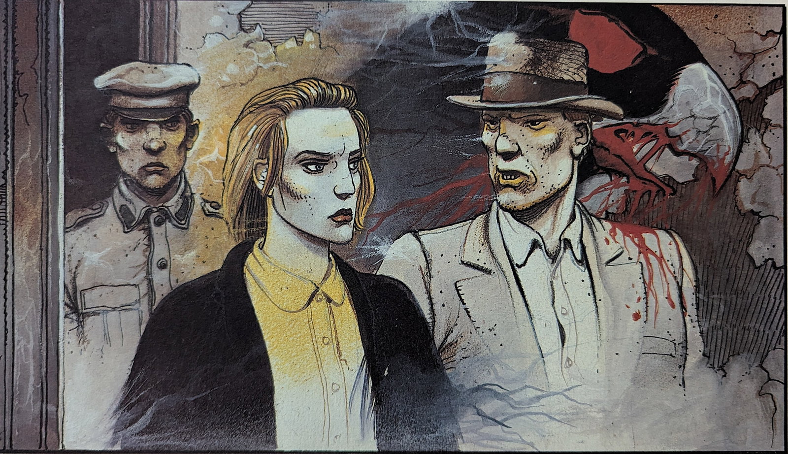 ENKI BILAL Lithograph Biglietti 12" x 16": This lot is coming from the estate of a collector in RI. We have included a quality scan to show it's actual condition. This lot is located in Boca Raton, Fl and its shipment will be made directly by 