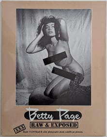 Betty Page Raw And Exposed 8 11x14 B&W Photography Prints