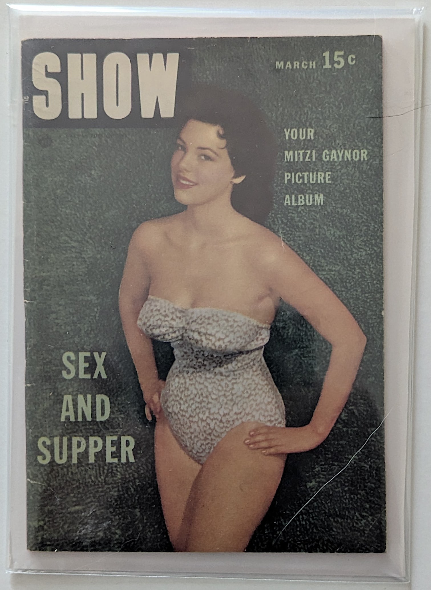 Vintage SHOW Magazine Sex And Supper: This lot is coming from the estate of a collector in RI. We have included a quality scan to show it's actual condition. This lot is located in Boca Raton, Fl and its shipment will be made directly by 