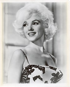 Vintage Photo Pin Up Model Marilyn Monroe 10" x 8"