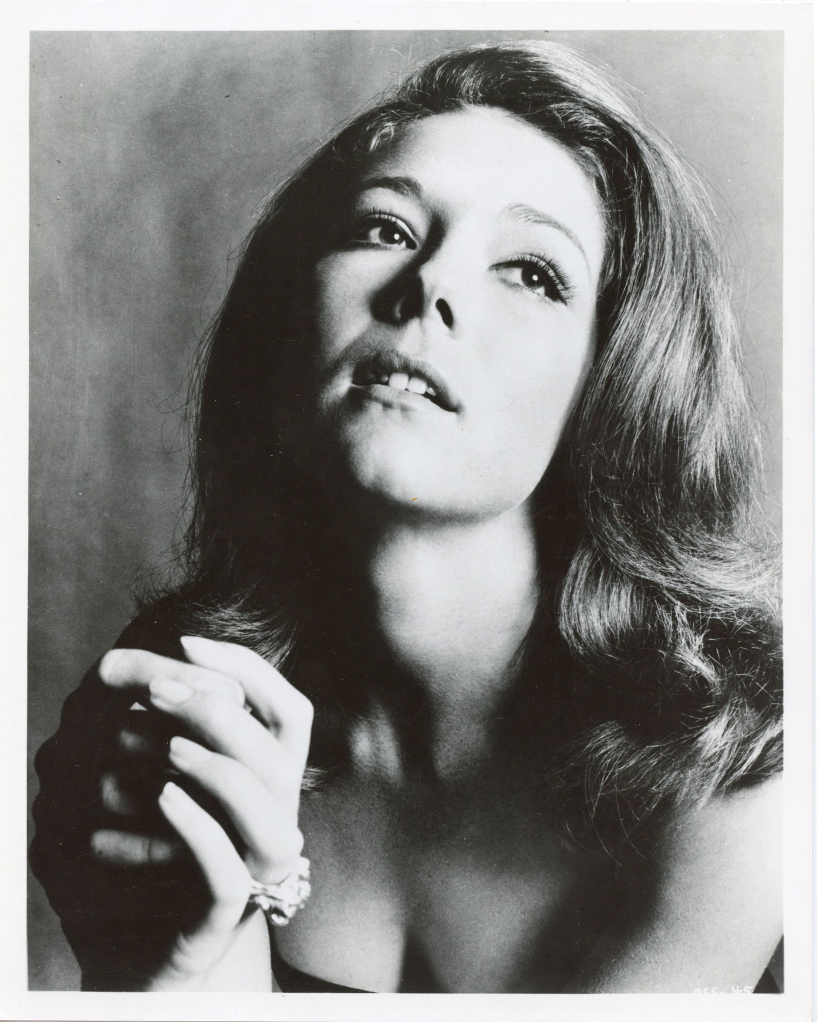 Vintage Photo Pin Up Model Diana Rigg 10" x 8" (1 of 1)