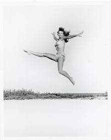 Vintage Photo From Estate  BUNNY YEAGER 10" x 8"