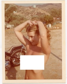 Vintage 1970s American Naturalism Nudism Female Model 4.5" x 3.5"