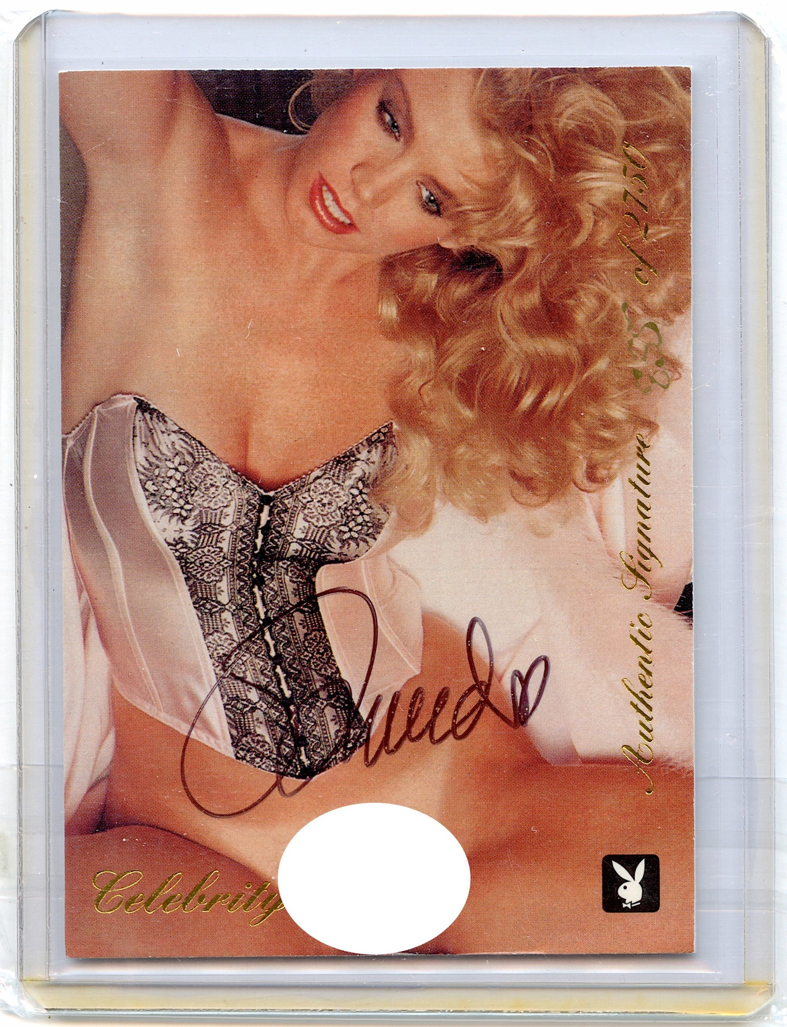 Shannon Tweed Playboy Celebrity Signature Autograph Auto Card: This lot is coming from the estate of a photographer in LA. We have included a quality scan to show it's actual condition. This lot is located in Boca Raton, Fl and its shipment will be made directly 