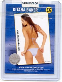 Kitana Baker #237 - Bench Warmers 2003 Sexy Trading Card