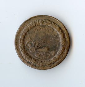 Antique 1869 Coin French Colonies - Rare
