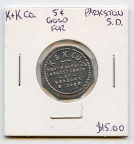K&K Co. Good for 5 Cents General Store, Parkston, SD