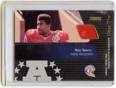 Rod Smith 2001 Stadium Club SP-BM MEM Pro Bowl Jerseys