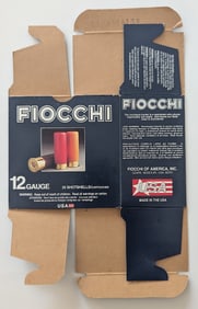 Vintage FIOCCHI 12 Gauge Cartouches Empty Box