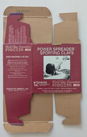 FIOCCHI Poer Spreader Sporting Clays Empty Box