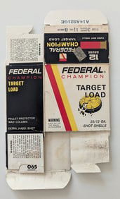 Federal Champion Target Load Shot Shells Empty Box