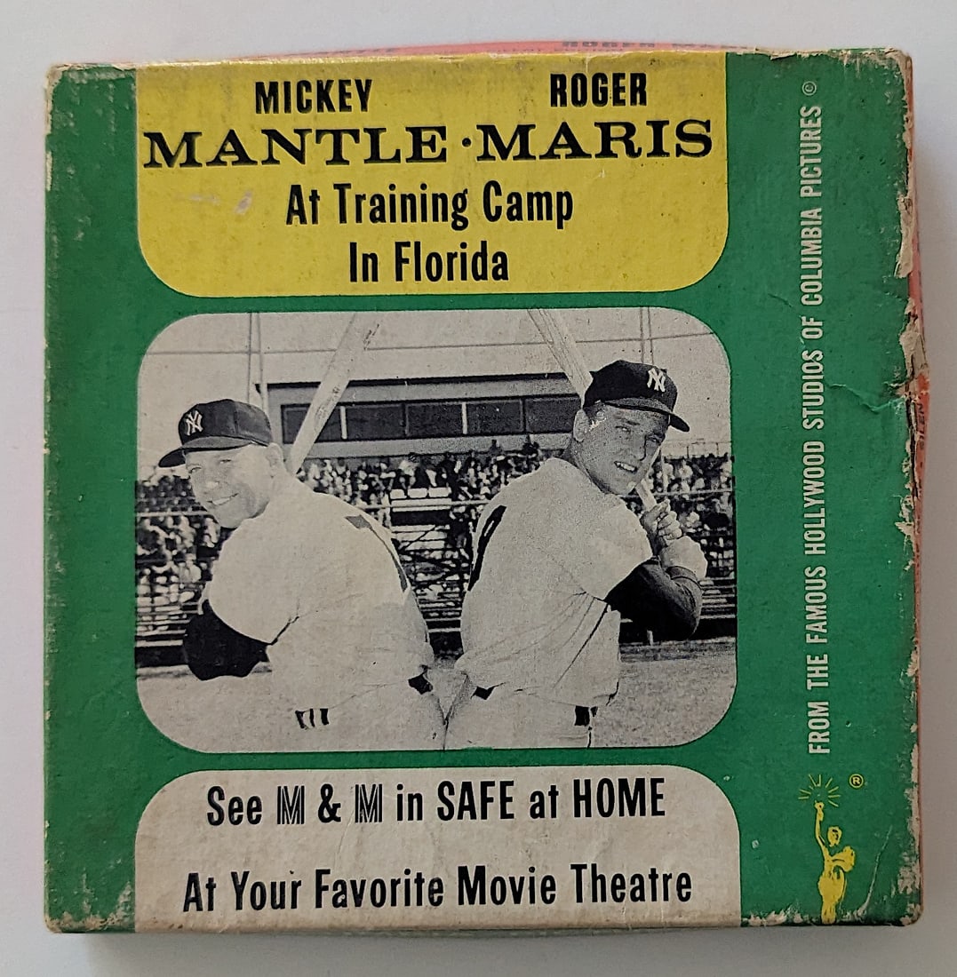Vintage 8mm Film - Mickey Mantle + Roger Maris At Training Camp in Florida (1 of 3)