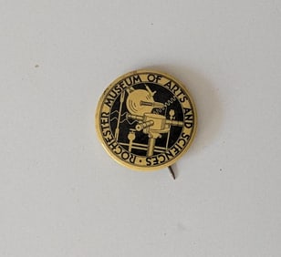 Vintage Museum Of Arts And Sciences Rochester Pinback Button