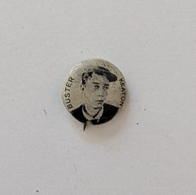 Rare Pinback Button Buster Keaton